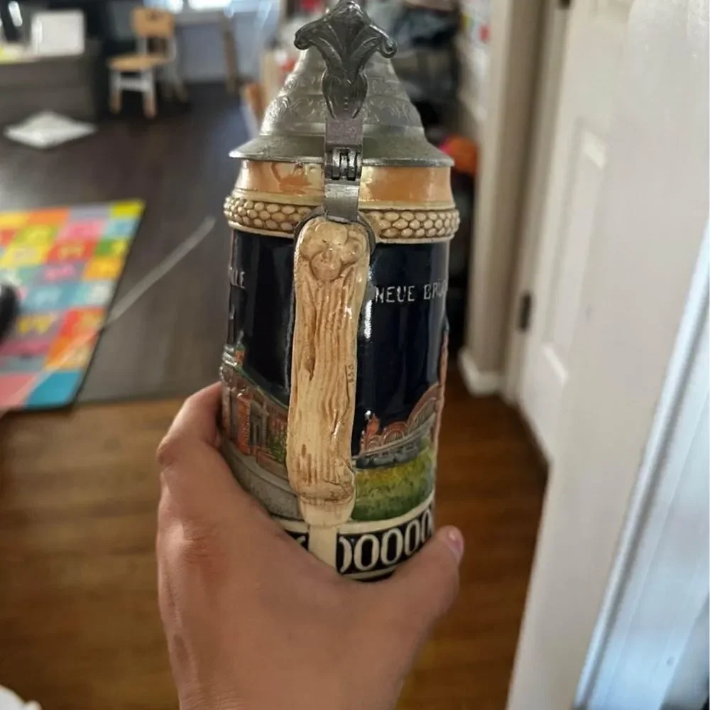 Antique German beer stein